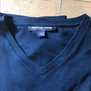 Micharl Kors - short sleeve shirt - M black